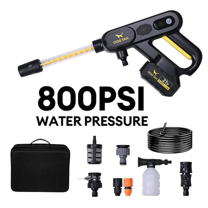 【Fathersdaygift】Dog TAIL Brushless Motor Cordless Pressure Washer, Powerful Brushless Pressure Washer for Car, Home Cleaning&Garden Watering Summerwins